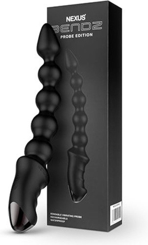 Nexus Bendz Bendable Vibrator Anal Probe Edition - Анальный стимулятор, 29.2 см (черный) - sex-shop.ua
