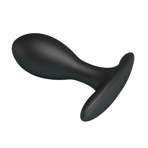 Pretty Love Inflatable Anla Plug Black - надувная анальна пробка со смещенным центром тяжести, 15 см (черный) - sex-shop.ua