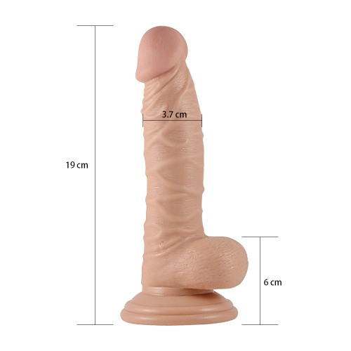 Real Extreme Dildo Flesh 7.5