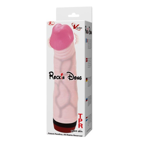 RockIn Dong Vibe Flesh - Вібратор, 21.5х3.8 см (тілесний) - купити в Україні | Секс шоп SEX-SHOP.ua