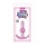 Ns Novelties Jelly Rancher Wave анальная пробка, 9.5х2.8 см (розовый) - sex-shop.ua