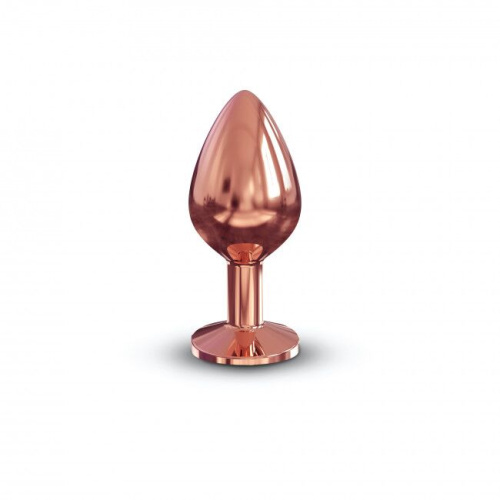 Dorcel Diamond Plug M металлическая анальная пробка с кристаллом, 8.3х3.4 см (чёрный) - sex-shop.ua