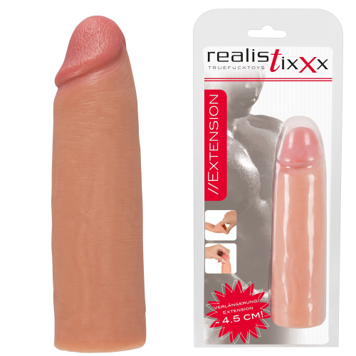 Orion Realistixxx Extension удлиняющая насадка на член, +4.5 см (телесный)