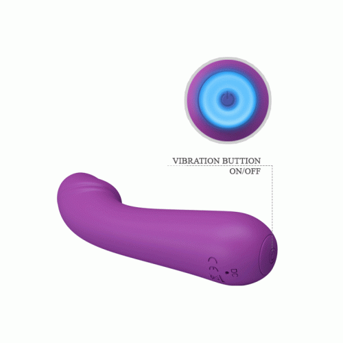 Pretty Love Cetus Vibrator Purple - Вибратор для точки G, 15 см (фиолетовый)