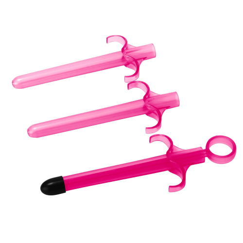 Trinity Vibes Lube Launcher (Set Of 3) - набір з 3 шприців для лубрикантів, 8.9х1.27 см (рожевий) - купити в Україні | Секс шоп SEX-SHOP.ua