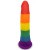 Фаллоимитатор Pride Dildo Silicone Rainbow, 14х3,6 см