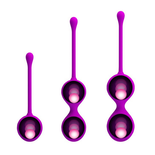 Вагинальные шарики Pretty Love Kegel Balls Set, 3 шт