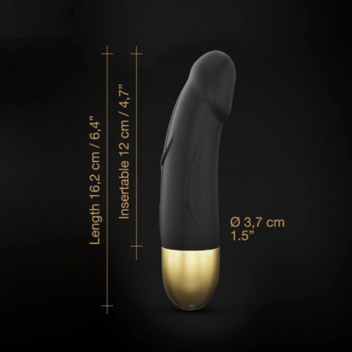 Dorcel Real Vibration S Gold 2.0 перезаряжаемый вибратор для точки G, 12х3.7 см (золотистый) - sex-shop.ua