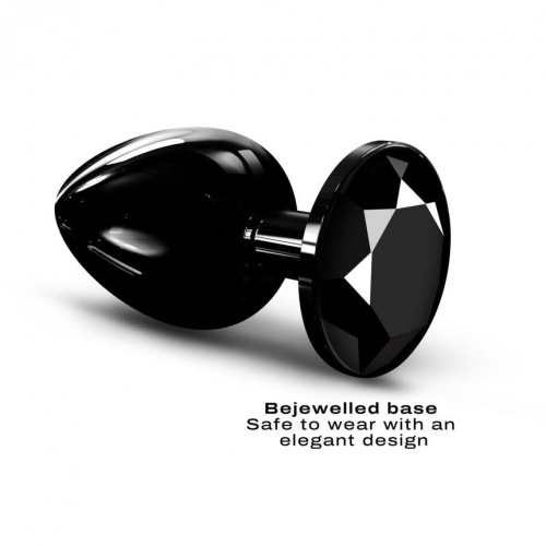 Dorcel - Diamond Plug - Металева анальна пробка з прикрасою у вигляді кристала (чорна) L - купити в Україні | Секс шоп SEX-SHOP.ua