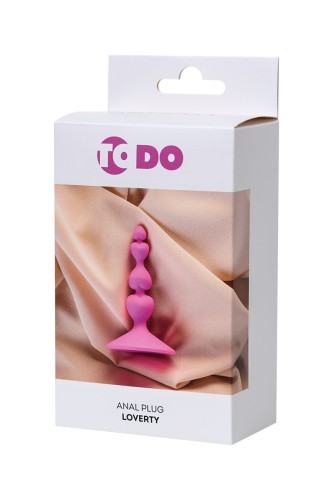 ToDo By Toyfa Loverty - анальная пробка, 8х2.3 см (розовый)