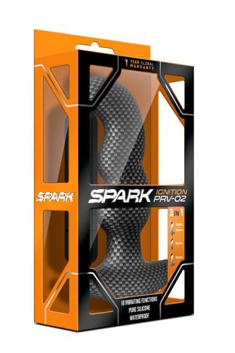 Blush Spark Ignition PRV-02 - Анальна пробка, 9,5 см (чорний)