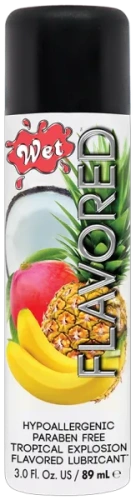 Wet Flavored Tropical Fruit Explosion - Съедобный лубрикант, 89 мл (тропик) - sex-shop.ua