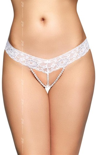 SoftLine G-String 2491 - Женские стринги, S/M (белый)