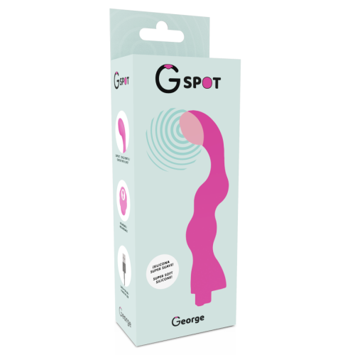 G-SPOT GEORGE - Вибратор для зоны G, 17 см (розовый)