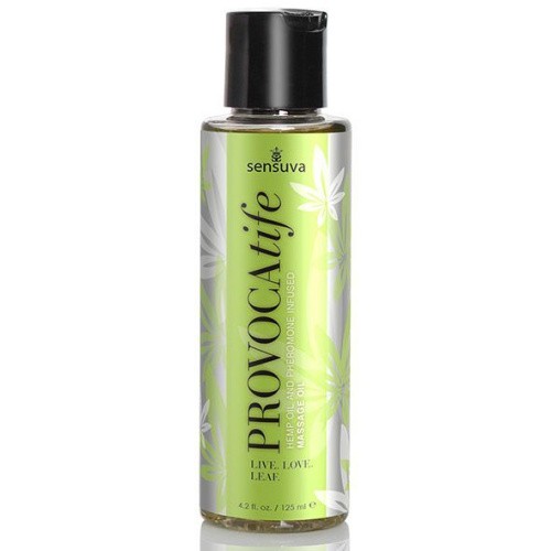 Sensuva: Provocatife Hemp Oil Infused Massage - Массажное масло с феромонами, 125 мл - sex-shop.ua