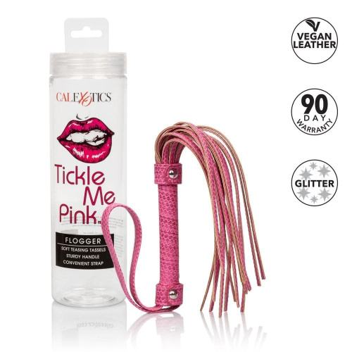 CalExotics Tickle Me Pink Flogger - дизайнерский флогер