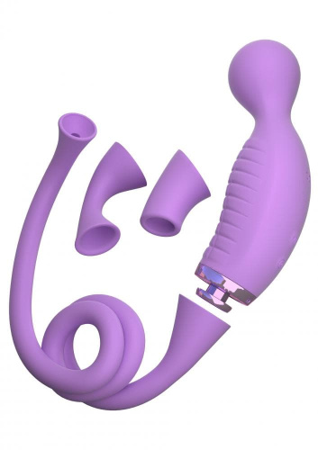 Pipedream Ultimate Climax-Her - Вібратор з вакумною стимуляцією клітора, 14х3.5 см - купити в Україні | Секс шоп SEX-SHOP.ua
