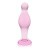 LoveToy - Glass Romance Dildo 4.5 - Фалоімітатор, 11.3х3.7 см (рожевий)