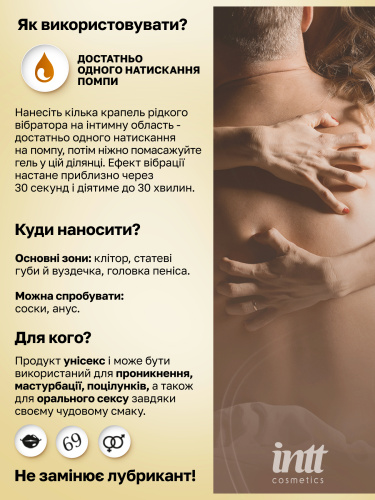Жидкий вибратор Intt Vibration Bubble Gum (15 мл)