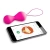 Gvibe Gballs 2 App - Вагинальные шарики со смарт-управлением, 8х3 см (розовые) - sex-shop.ua