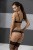 Passion Exclusive - North Set - Комплект білизни ліф та трусики з елементами під латекс, S/M (чорний) - купити в Україні | Секс шоп SEX-SHOP.ua