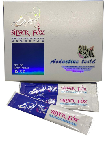Жіночі стимулюючі краплі Silver Fox, 1 шт
