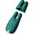Zalo Nave Turquoise Green - Вибратор для груди с пультом и подключением к смартфону (зелёный) - sex-shop.ua