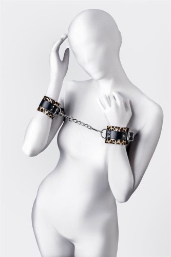 Toyfa - Anonymo handcuffs - Наручники леопардовые, 19.5 см