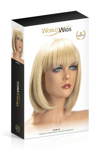 World Wigs Camila Mid Length Blonde - Перука (блонд)
