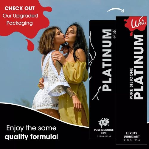 Лубрикант на силиконовой основе Wet Pure Platinum, 118 мл