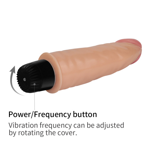 LoveToy Real Feel Vibrator 12 Flesh - Реалістичний вібратор, 17 см (тілесний) - купити в Україні | Секс шоп SEX-SHOP.ua