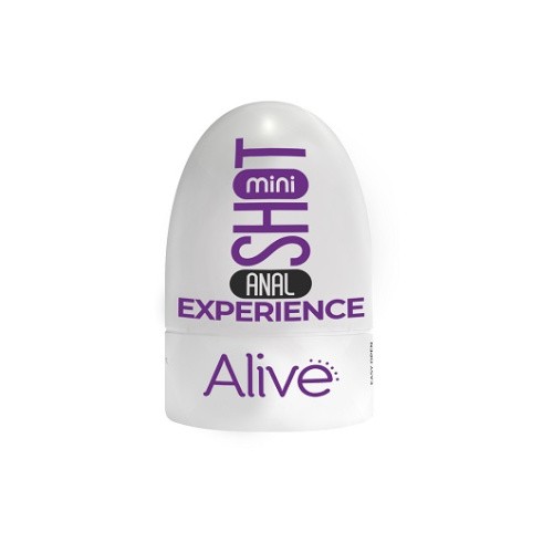 Alive Anal Experience Mini Masturbator - Мастурбатор, 8.5х5 см (фиолетовый) - sex-shop.ua