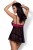 Obsessive Roseberry babydoll - Сексуальный комплект, S/M (чёрный)