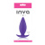 NS Novelties Inya Spades Medium - средняя анальна пробка, 10х3,8 см (пурпурная) - sex-shop.ua