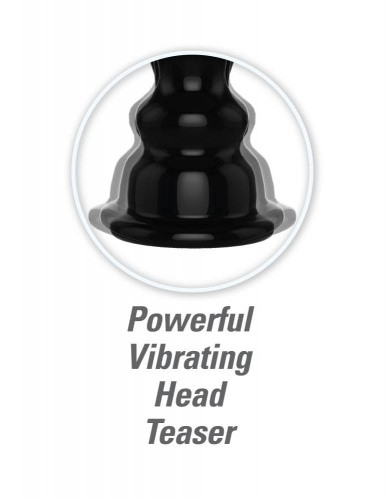 Pipedream Pump Worx Vibr Head Trainer - Мини помпа для члена с вибрацией, 11х7 см
