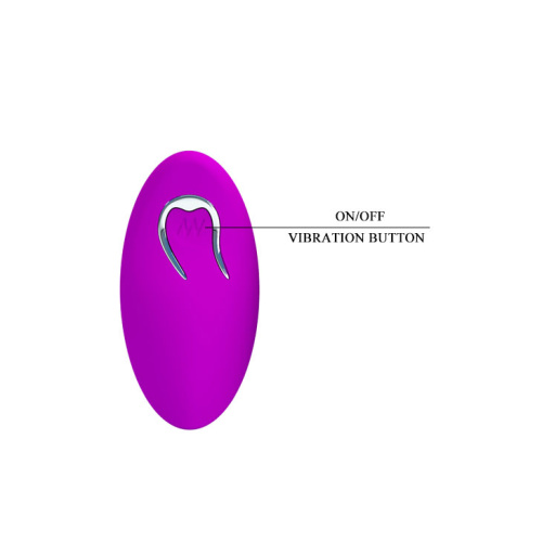 Wireless control Egg, 12-function vibration - Віброяйце на пульті д/в, 6,5х2,6 см (фіолетовий)