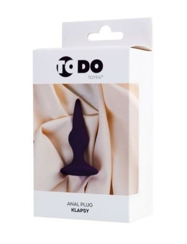 ToDo by Toyfa Klapsy - Анальная пробка, 8х3 см (фиолетовый) - sex-shop.ua