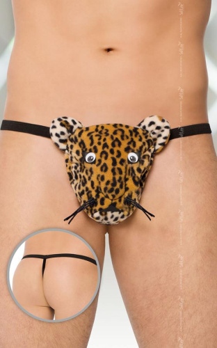 SoftLine - Thongs 4510 panther - Трусы мужские, S/L
