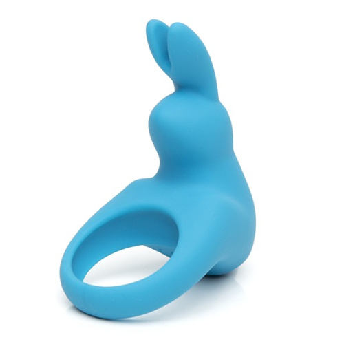 Happy Rabbit Rechargeable Cock Ring - Эрекционное виброкольцо, 6,7 см (голубой)