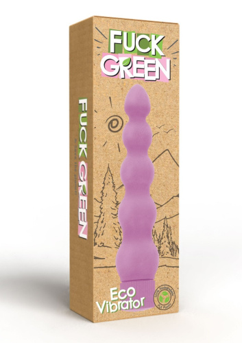 Fuck Green Pink Eco Vibrator - Вибратор, 18 см (розовый) - sex-shop.ua