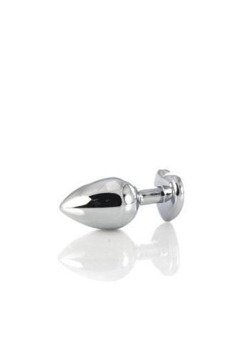 Silver anal plug TOYFA - Анальна пробка, 7.5 х3. 4 см - купити в Україні | Секс шоп SEX-SHOP.ua