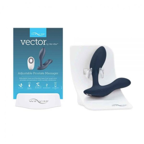 Vector by We-Vibe - умный массажер простаты с дистанционным управлением, 8,5х2,9 см - sex-shop.ua