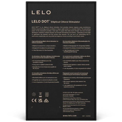 Lelo Dot - Вибратор точечный (мятный) - sex-shop.ua