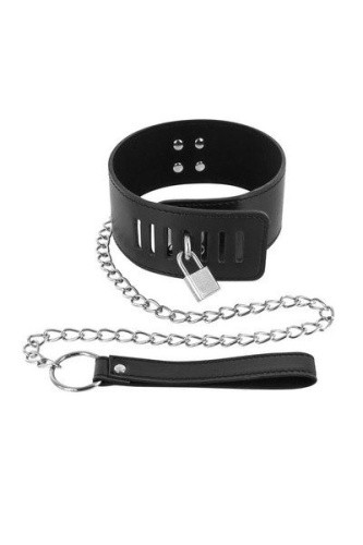 Fetish Tentation Padlock and Leash - Нашийник із замком та з повідцем - купити в Україні | Секс шоп SEX-SHOP.ua