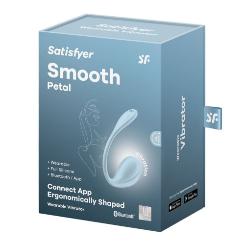 Віброяйце Satisfyer Smooth Petal Connect App - купити в Україні | Секс шоп SEX-SHOP.ua