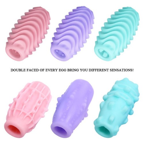 LyBaile - Pretty Love Double Sided Egg Masturbator - Набор мастурбаторов, 15 шт