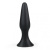 LoveToy Lure Me Silicone Anal Plug S - Анальная пробка, 11.5х2.7 см (чёрная)