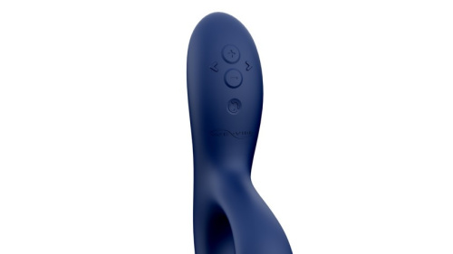 Nova 2 by We-Vibe + Лубрикант 50 мл - Смарт вибратор-кролик, 21.7х3.9 см (синий) - sex-shop.ua