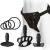 Doc Johnson Vac-U-Lock Dual Density Extreme Set - Набор для страпона