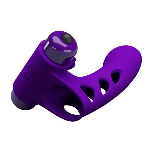 Pretty Love Orlando Honey Finger Vibrator - Вибронасадка на палец, 9х2.6 см (фиолетовый) - sex-shop.ua